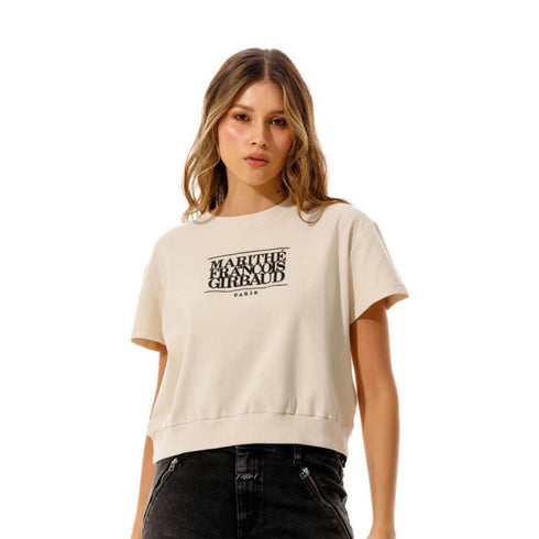 CAMISETA CREMA GF1100815N000 GIRBAUD